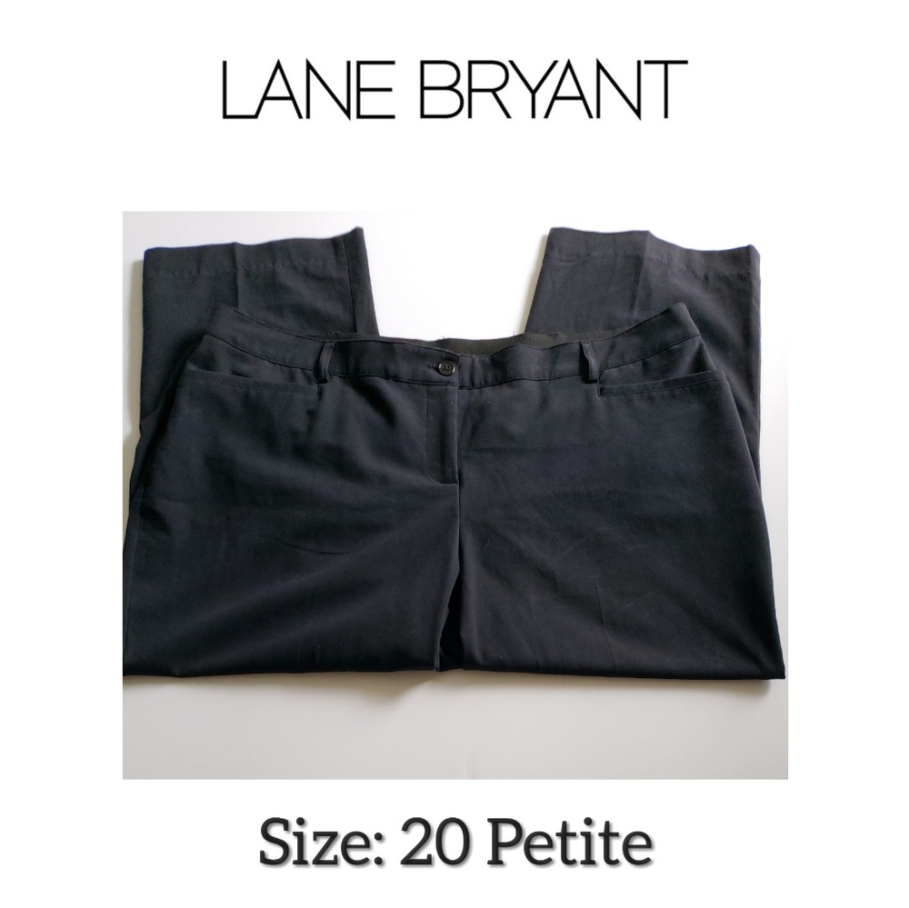 Lane Bryant black trousers pants-Size 20 Petite